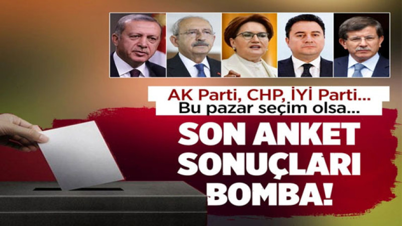 Seçime 17 gün kala son anket! 3 ilde yapıldı AK Parti, CHP, İYİ Parti oy oranları ne oldu?