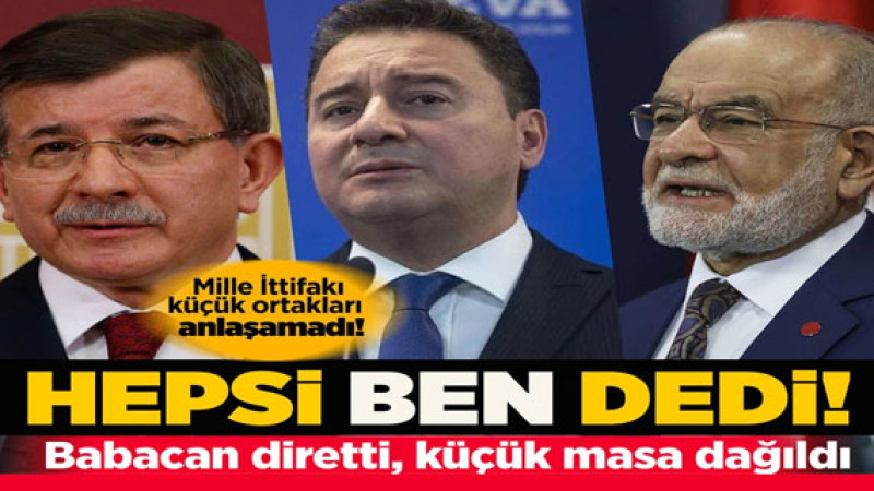Temel Karamollaoğlu duyurdu! Ali Babacan ve Ahmet Davutoğlu ile anlaşamadık