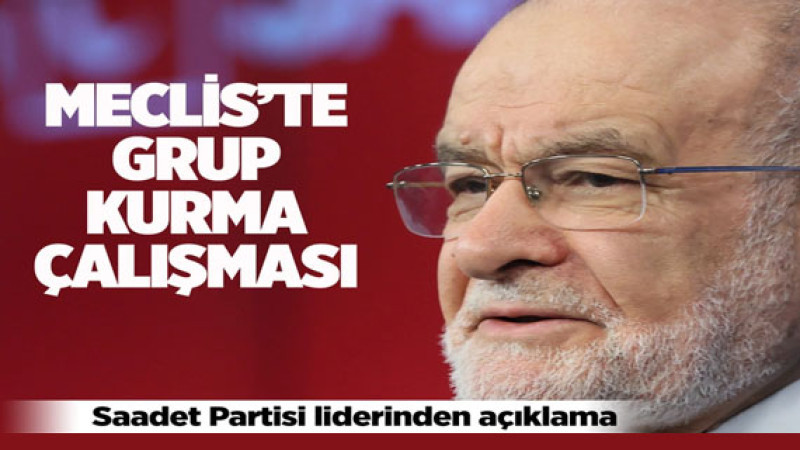 Temel Karamollaoğlu'ndan Meclis'te grup kurma açıklaması