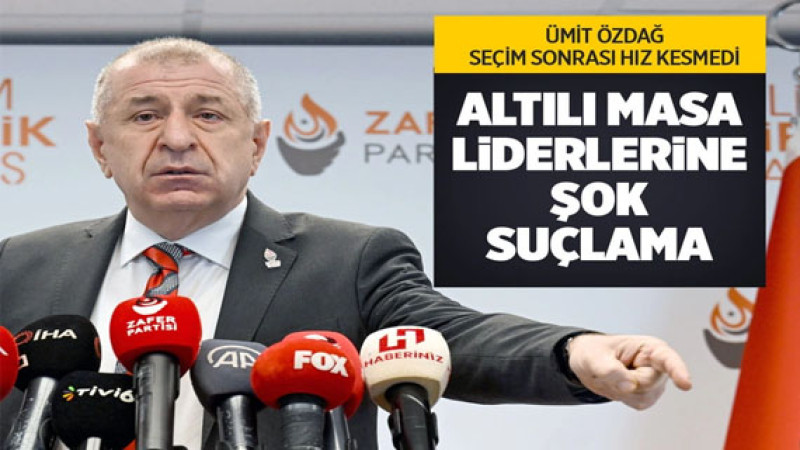Ümit Özdağ'dan Millet İttifakı ortaklarına suçlama: Eğer elimiz kolumuz bağlanmasaydı...