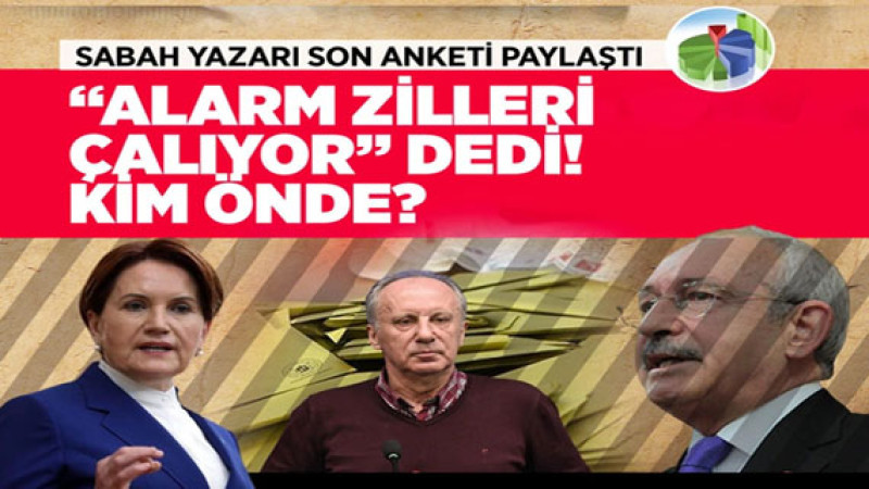Mahmut Övür son anket sonuçlarını paylaştı: 'Kılıçdaroğlu için alarm zilleri çalıyor'