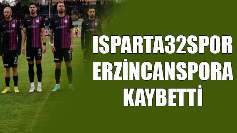 “TFF 2. Lig Kırmızı Grup’ta Erzincanspor, evinde Isparta32spor’u 3-0 mağlup etti