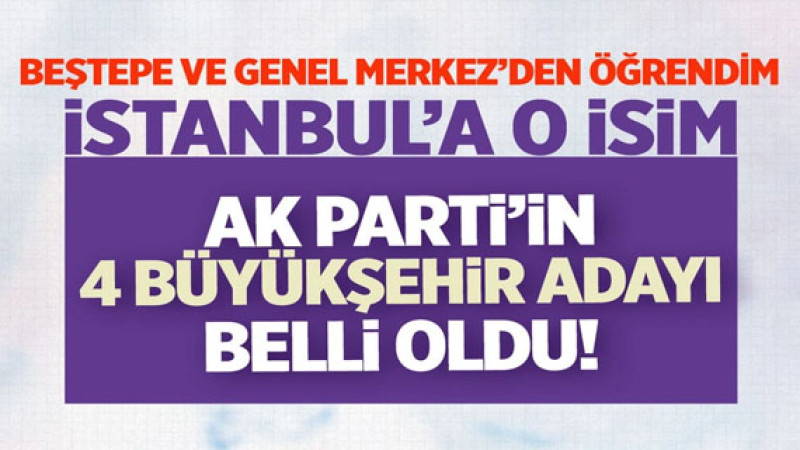 AK Parti'den İstanbul'a Büyük Sürpriz: İBB Başkanı İmamoğlu'ya Karşı Tevfik Göksu İddiası!