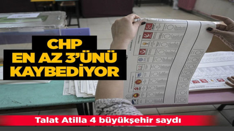 Talat Atilla: CHP, yanlış aday tercihleriyle büyükşehirleri kaybedecek