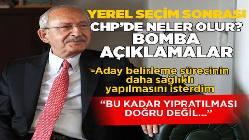 Kılıçdaroğlu: Aday Süreci, Lütfü Savaş ve CHP Daveti...