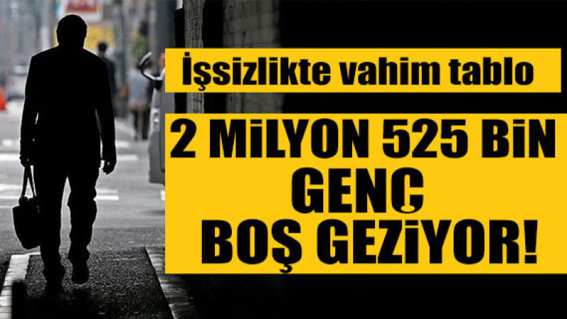 Türkiye’de genç işsizliği alarm veriyor: 2.5 milyon genç ‘boşta’