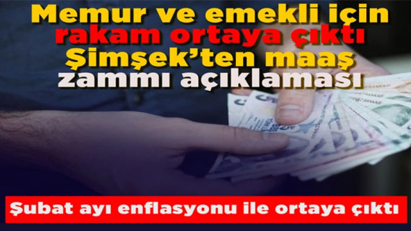 Mehmet Şimşek, Memur ve Emekliler İçin Maaş Zammı Açıkladı! İşte Rakamlar