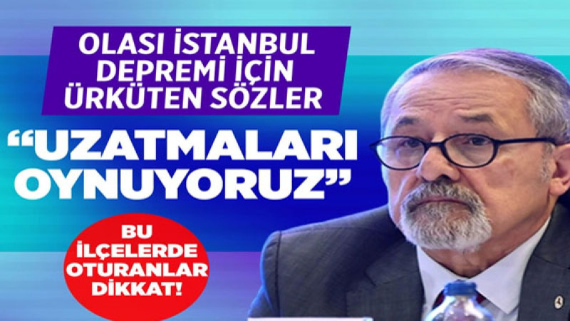 Prof. Dr. Naci Görür, İstanbul'daki Depremin Tarihini Açıkladı: 'İki Fay Hattı Birden Patlayacak!'