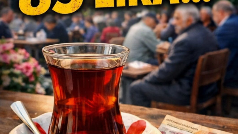 İsparta’da Çay Artık Lüks: Cafelerde 1 Bardak Çay 85 Lira!