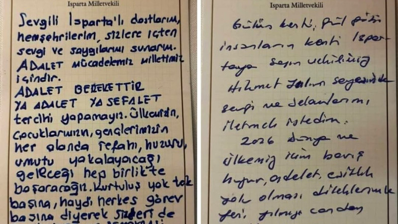 İMAMOĞLU ISPARTALİLARA SELAM GÖNDERDİ.