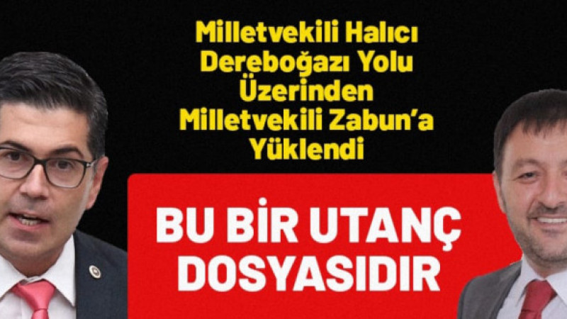 Milletvekili Halıcı'dAN Zabun’a  içme suyu projesine ilişkin açıklamalarına yanıt verdi.