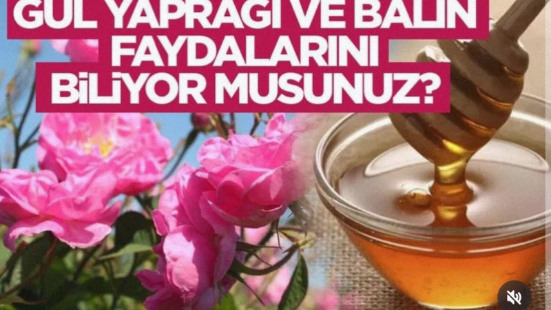 Gül Yaprağı ve Balın Faydalarını Biliyor Musunuz? 