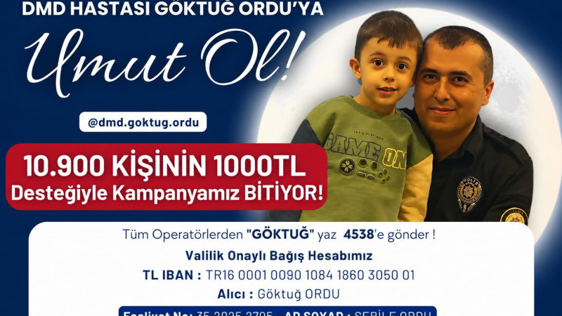 DMD Hastası Göktuğ İçin Zaman Daralıyor: 10 Bin 900 Destekçi Aranıyor