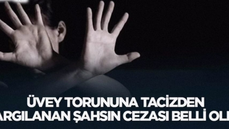 Üvey Torununa tacizden yargılanan şahsın cezası belli oldu…