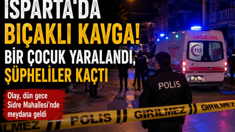 Sidre Mahallesi'nde Bıçaklı Kavga İddiası: Bir Çocuk Yaralandı