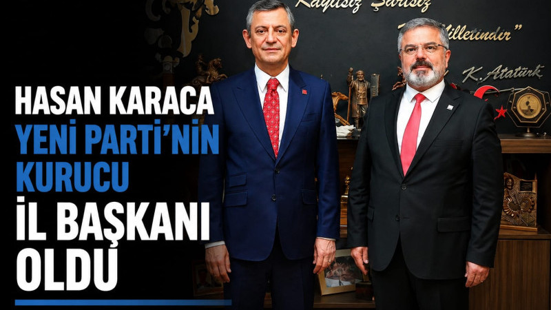 Hasan Karaca, Yeni Parti’nin Isparta Kurucu İl Başkanı Oldu