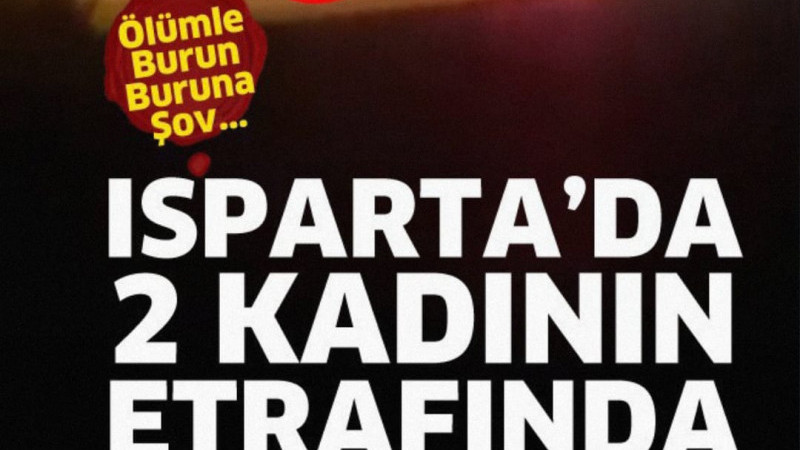 Isparta’da Gece Yarısı Drift Dehşeti: Kadınların Etrafında Drift Attı
