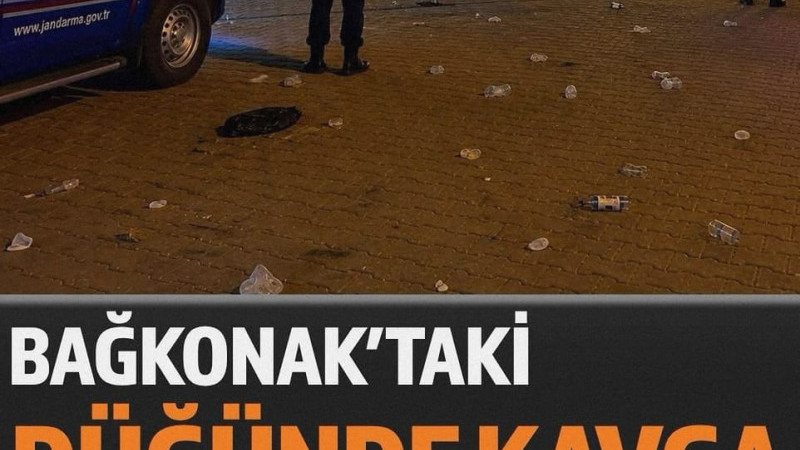 Bağkonak Köyü’nde Düğün Eğlencesi Kavgayla Sona Erdi
