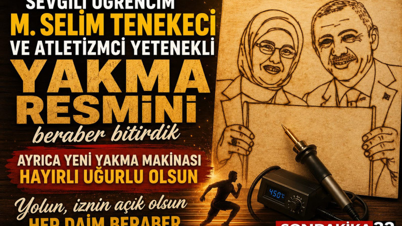 Sevgili Öğrencim M. Selim Tenekeci’den Anlamlı Çalışma