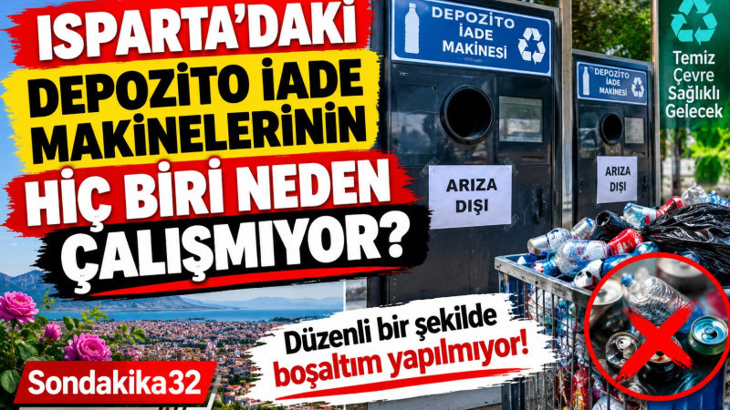 Isparta’da Depozito İade Makineleri Neden Çalışmıyor?