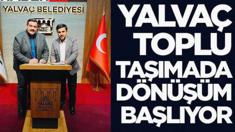 Yalvaç’ta Toplu Taşımada Dönüşüm Başlıyor