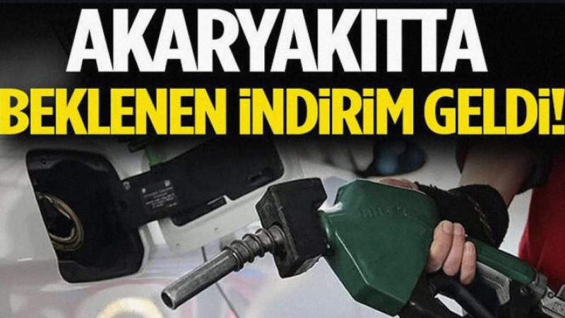 Akaryakıtta Beklenen İndirim Geldi!