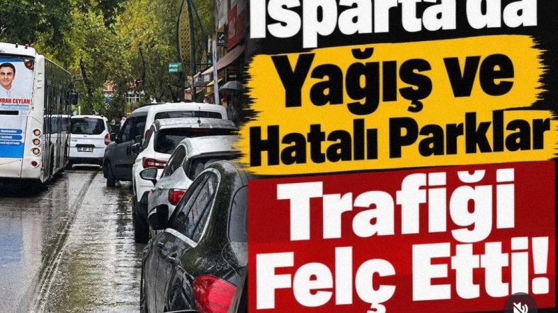 Cumhuriyet Caddesi’nde Trafik Felç Oldu!