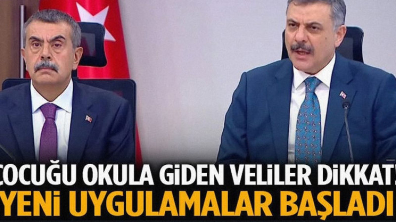 Çocuğu Okula Giden Veliler Dikkat! Yeni Uygulamalar Başladı