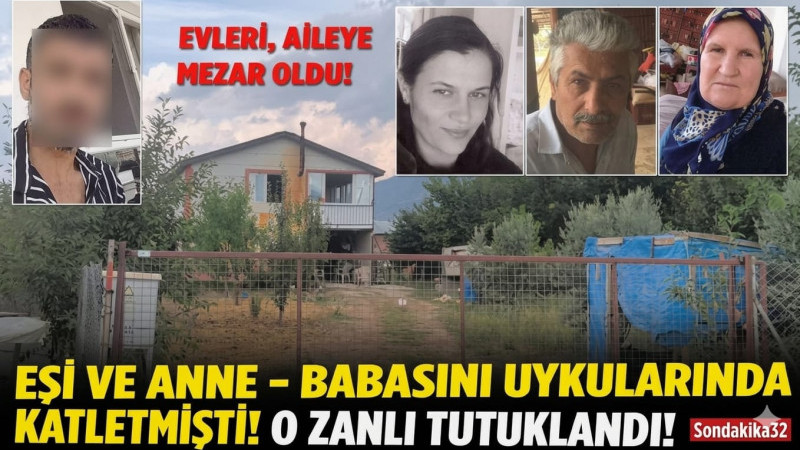 Uykuda 3 Kişiyi K*tleden Zanlı Tutuklandı!