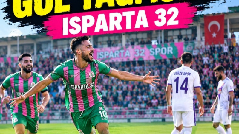 ISPARTA’DA GOL YAĞMURU! ISPARTA 32 SPOR, GEBZESPOR’LA 3-3 BERABERE KALDI
