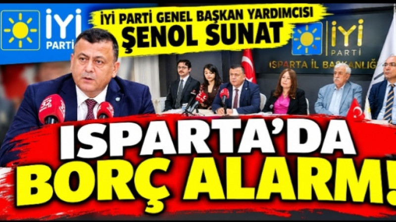 ISPARTA’DA BORÇ ALARMI! SUNAT: 'SON BİR YILDA 900 MİLYON LİRA DAHA EKLENDİ'