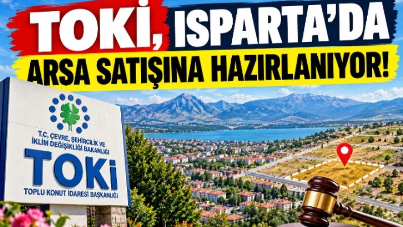 TOKİ, Isparta’da Arsa Satışına Hazırlanıyor!
