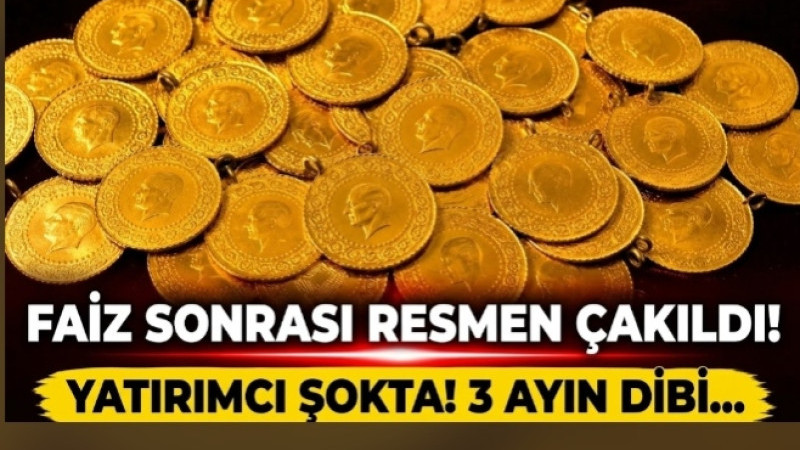 Altında Sert Düşüş! TCMB Kararı Sonrası Gözler Fiyatlara Çevrildi