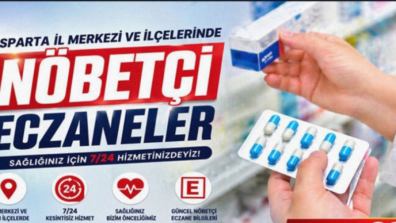 Isparta’da Sağlık Nöbeti: 31 Ekim 2026 Nöbetçi Eczaneler Listesi Belli Oldu