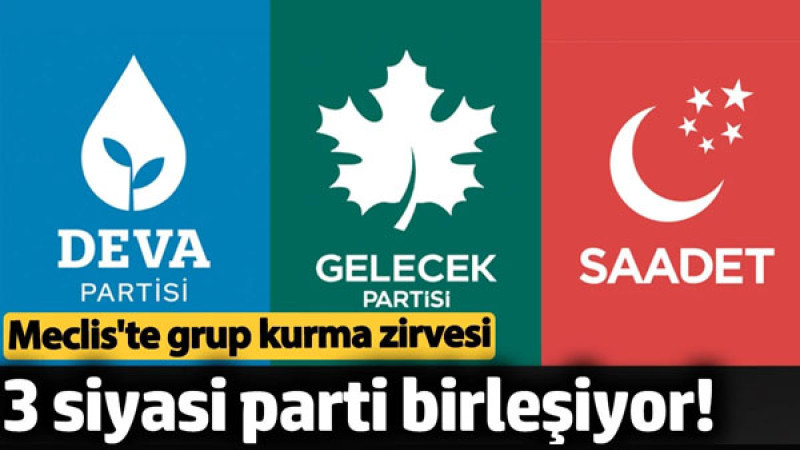 BMM'de Siyasi Birleşme Hamlesi: DEVA, Gelecek ve Saadet Partisi Ortak Grup Kurmak İçin Hızla Adım 