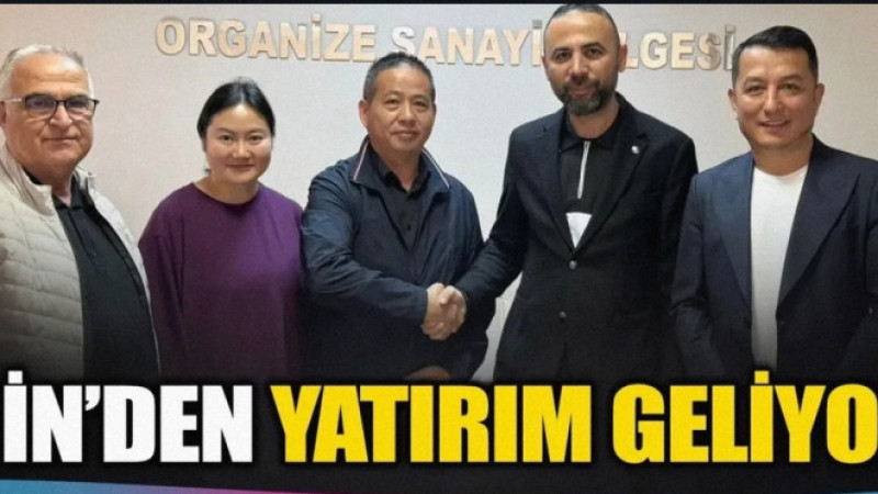ÇİN'DENYATIRIM GELİYOR.
