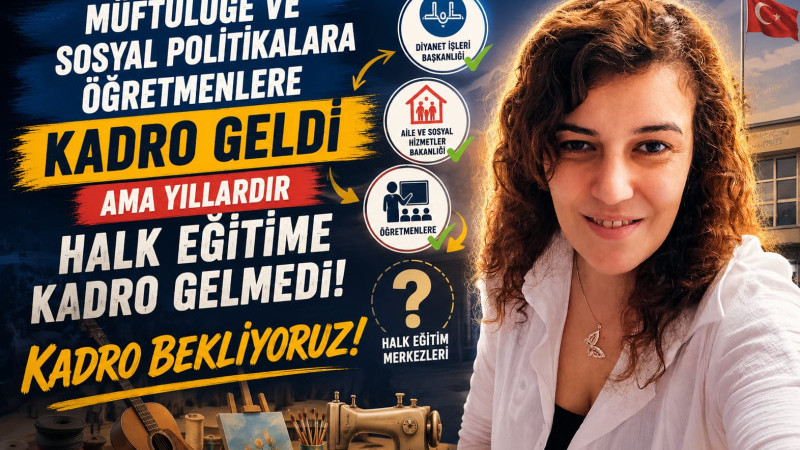 Halk Eğitimde Kadro Beklentisi Gündemde