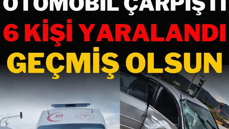 Isparta-Eğirdir karayolu Akkent Kavşağı’nda ambulans ile otomobil çarpıştı. Kazada 6 kişi yaralandı