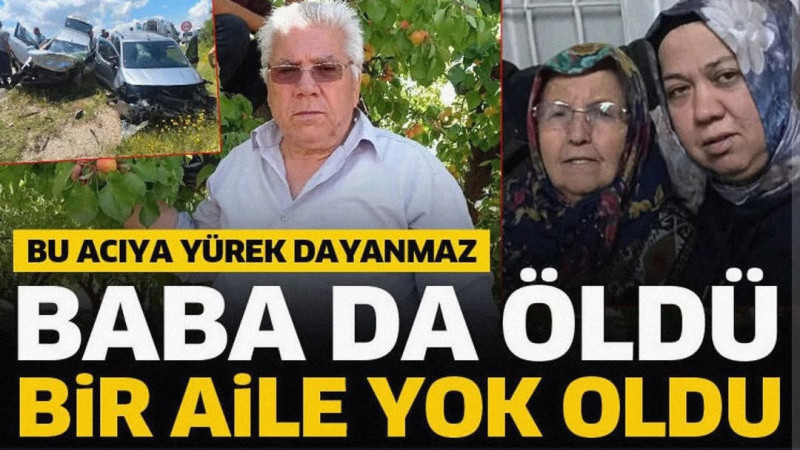 Kazada Anne-baba ve kızları hayatını kaybetmiş oldu.