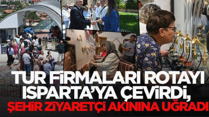 Tur firmaları rotayı Isparta’ya çevirdi