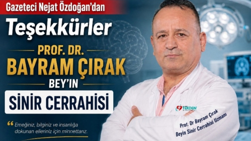 Nejat Özdoğan'dan TEŞEKKÜRLER