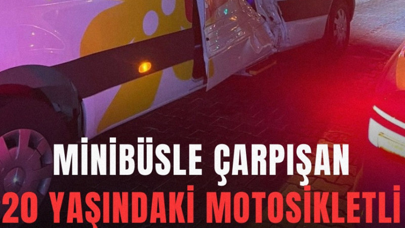 motosikletin çarpıştığı kazada ağır yaralanan 20 yaşındaki Rus vatandaşı motosiklet sürücüsü yaşamın