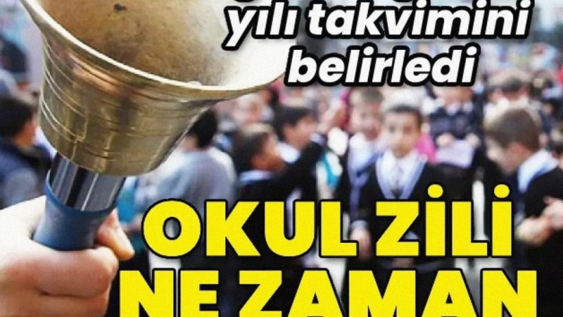 Milli Eğitim Bakanlığı, 2026-2027 eğitim öğretim yılı takvimini açıkladı. Yeni dönemde ilk ders zili
