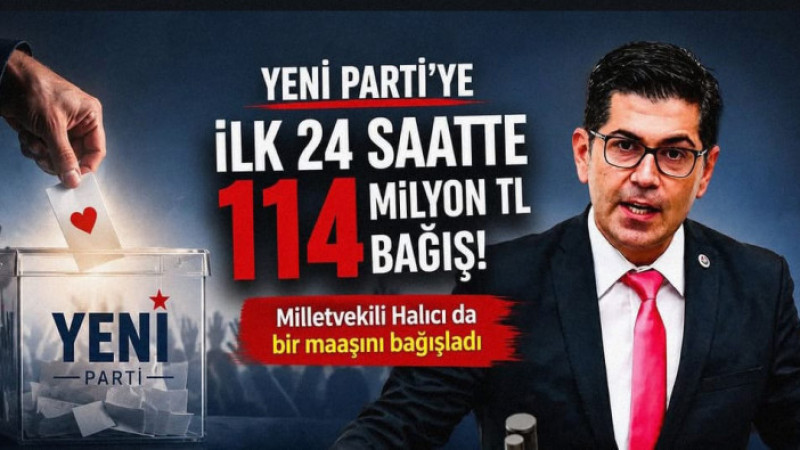 Milletvekili Halıcı da Bir Maaşını Partiye Bağışladı!