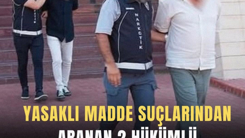 Isparta İl Emniyet Müdürlüğü Narkotik Suçlarla Mücadele Şube Müdürlüğü ekipleri, aranan şahısların y