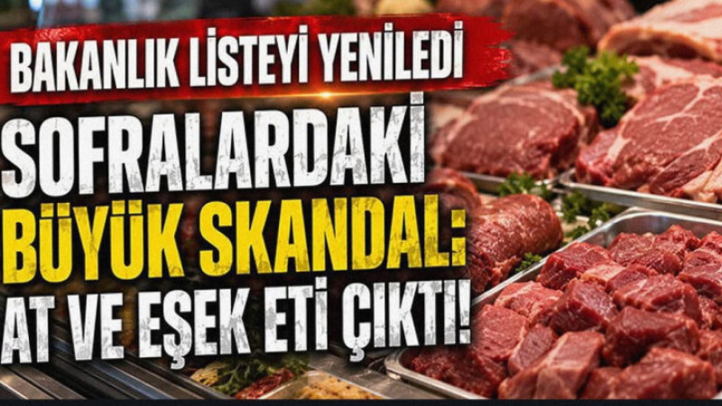 Sofralardaki Büyük Skandal: At ve Eşek Eti Çıktı