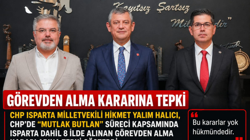 Hikmet Yalım Halıcı’dan Görevden Alma Kararına Tepki: “Bu Kararlar Yok Hükmündedir”
