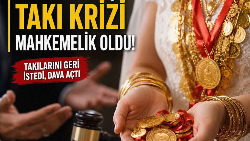 Balayına çıkmadan önce düğün takılarını güvenmesi için kayınvalidesine emanet ettiğini öne süren bir