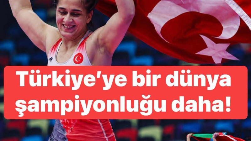 Altın Madalya Türkiye’ye Geldi! Özdenur Özmez Dünya Zirvesinde!