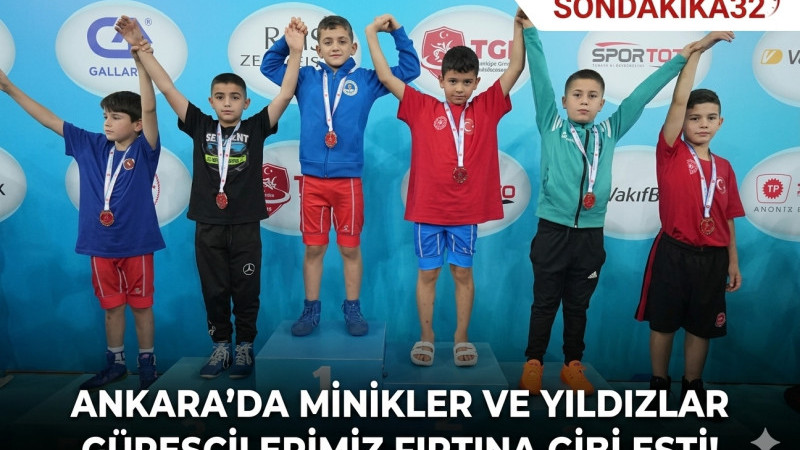 ISPARTA’NIN MİNİK ŞAMPİYONLARI ANKARA’YI SALLADI! 
